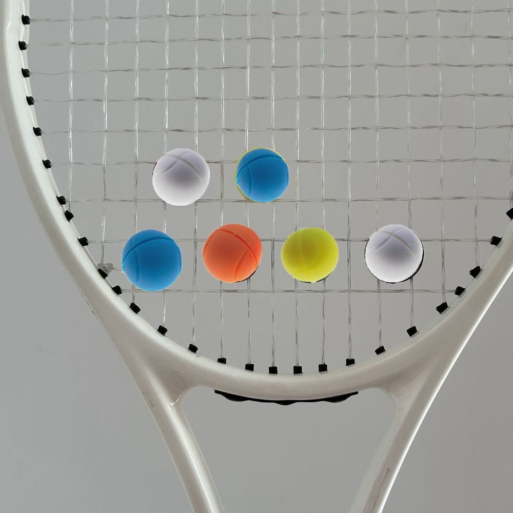 Racket Vibration Dampener - Tennis Shape Tennis Racket Damper Strings