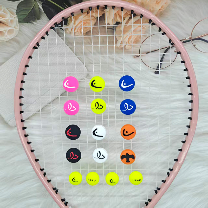 Racket Vibration Dampener - Double-sided Embedded Silicone Tennis Racket Shock
