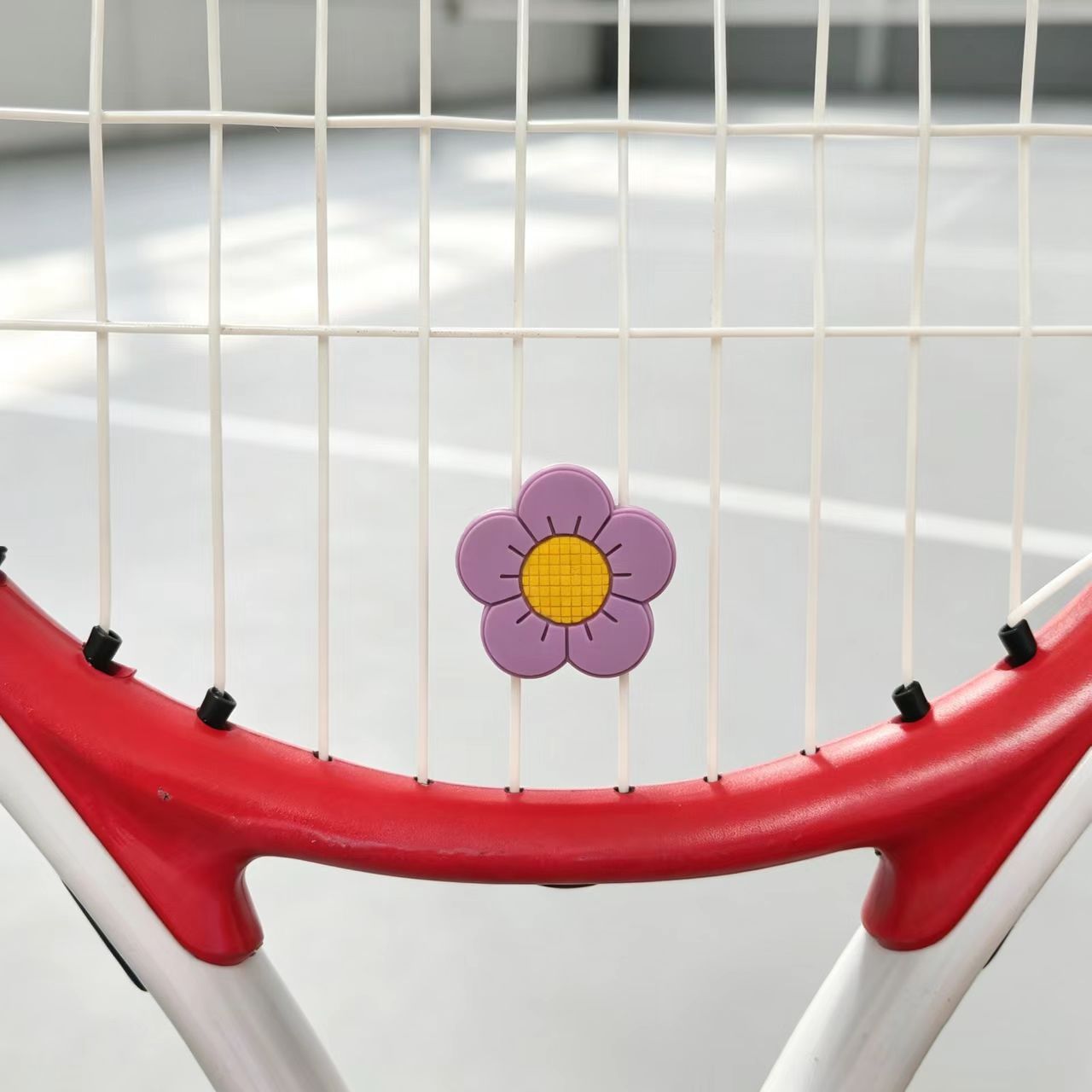 Flower Tennis Vibration Dampen - Racket Vibration Dampener ulasan dan harga